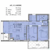 3 camere - Sebastian - Predare in 2027 
