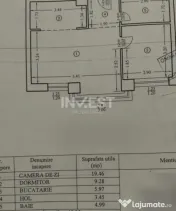 Apartament 2 camere--etaj intermediar-Tatarasi-Bloc nou