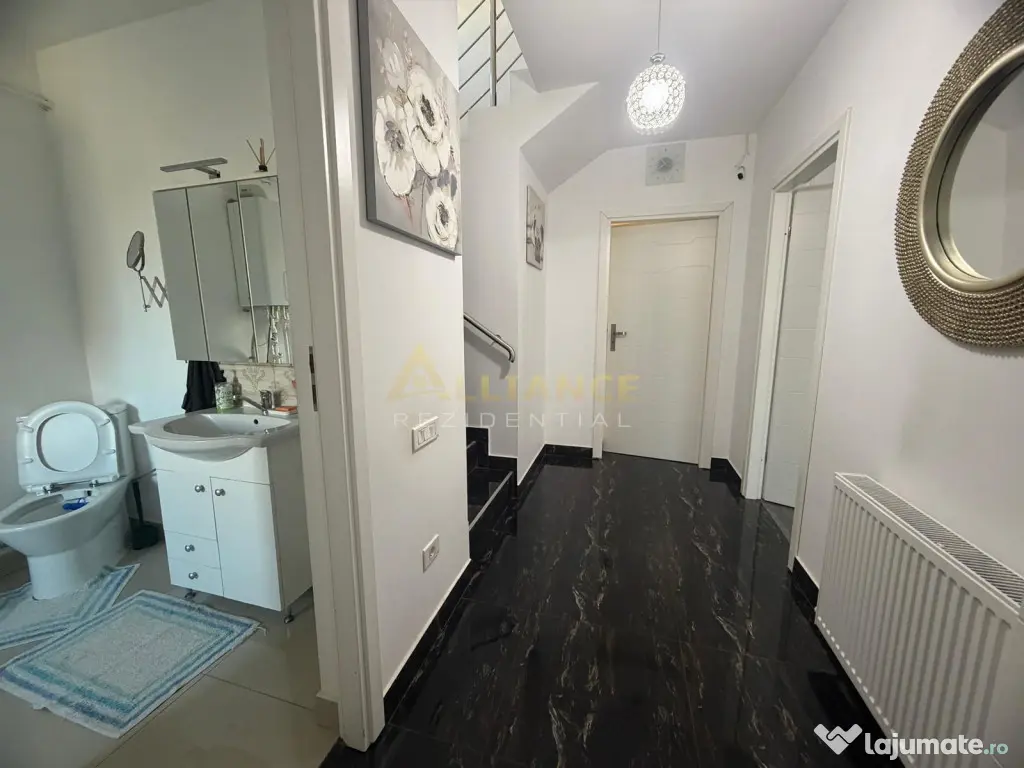 Casa mobilata si utilata- 4 camere - 2 bai - cartierul nou