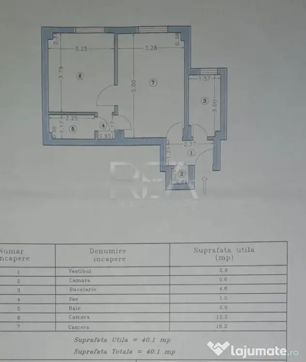 2 camere- Centrala Proprie- Etajul 2- Sebastian/Calea Rahove