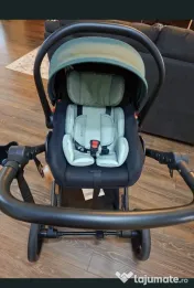 Cărucior Chipolino Amore 3 în 1 + Scaun Auto I-Size, Stare Excelentă 