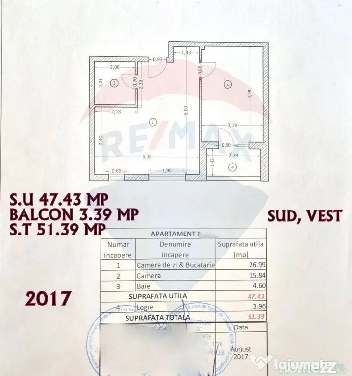 Apartament de vanzare 2 camere bloc nou | Rahova | Salaj - Bucuresti (Bucuresti-Ilfov)