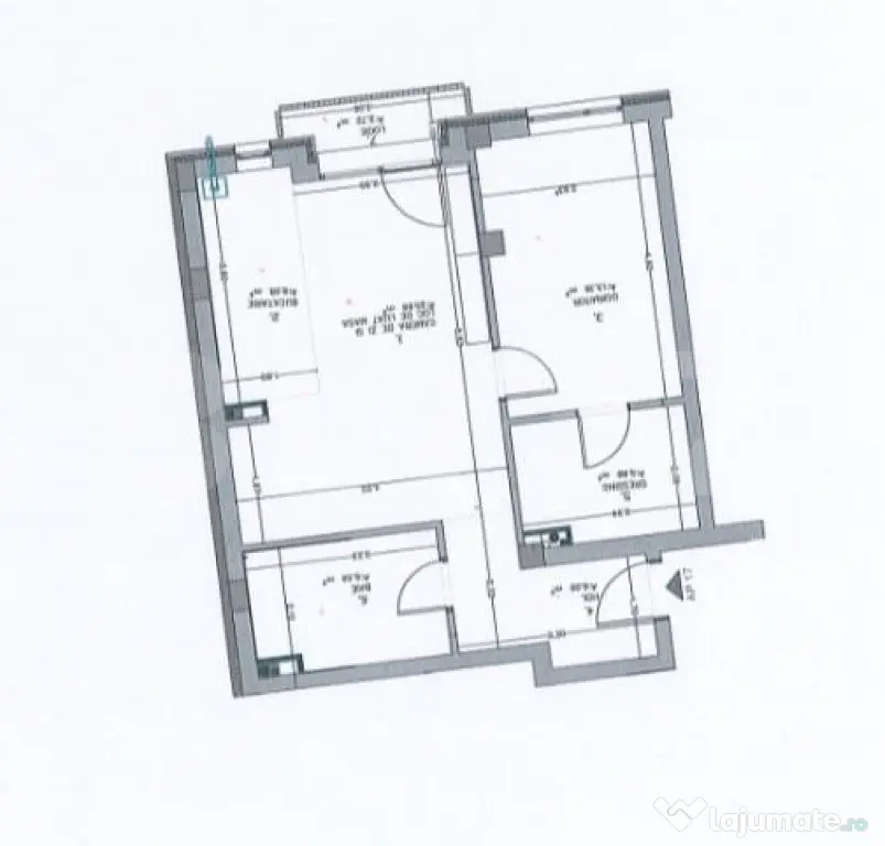 Apartament nou cu 2 camere | 58,8 mp utili | Aproape de Pia?
