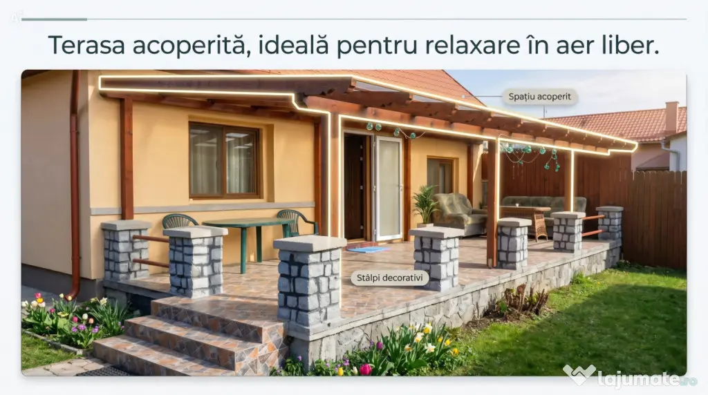 Casă individuală cochetă în Bușteni – Curte generoas?