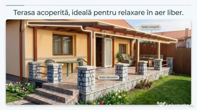 Casă individuală cochetă în Bușteni – Curte generoas?