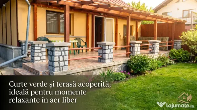 Casă individuală cochetă în Bușteni – Curte generoas?