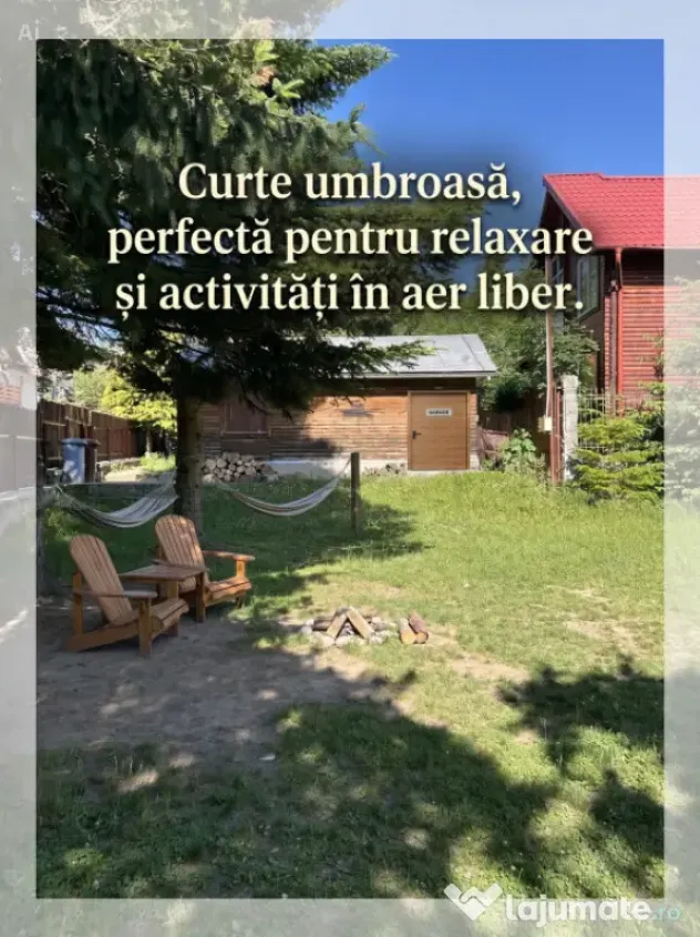 Casă individuală cochetă în Bușteni – Curte generoas?