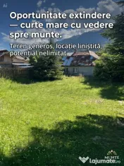 Casă individuală cochetă în Bușteni – Curte generoas? 