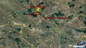 Teren Buftea Nod Rutier DN7-A0. Suprafata 7790 mp 