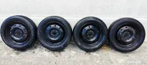 Set 4 Roti / Jante otel + Anvelope Auto 175/65R15