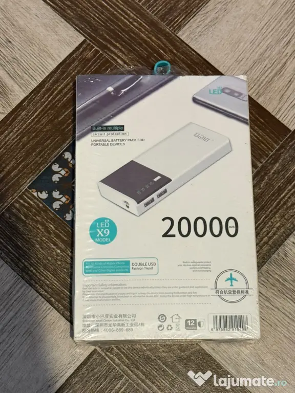 Baterie Externa 20.000mAh