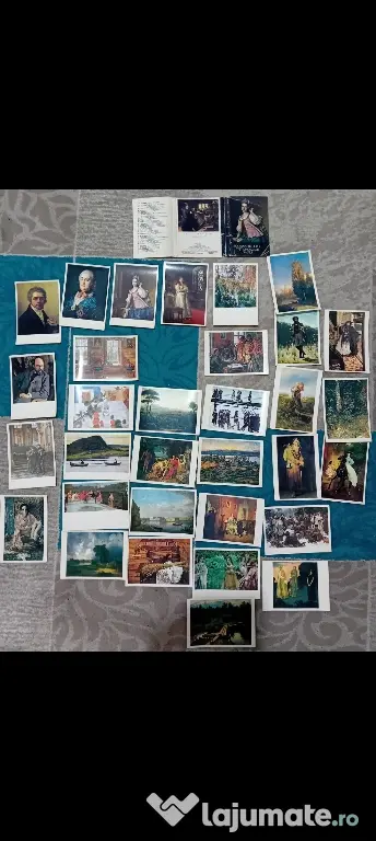Set complet cărți poștale sovietice Galeria de Stat Tretiakov, Moscova
