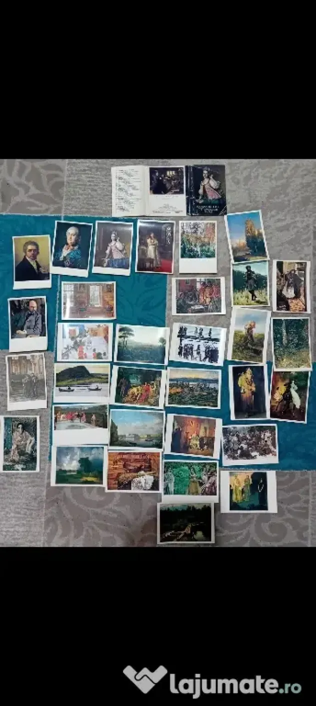 Set complet cărți poștale sovietice Galeria de Stat Tretiakov, Moscova