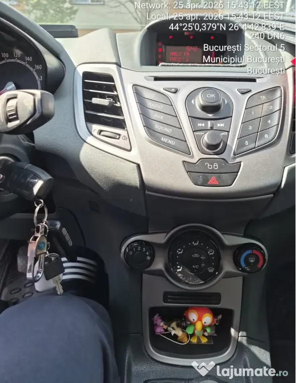 Vând Ford Fiesta VI, motor 1.25 benzina, 82 CP