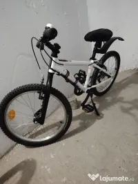Vând  Bicicletă MTB Explore 120 20" alb copii 120 