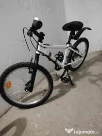 Vând Bicicletă MTB Explore 120 20" alb copii 120