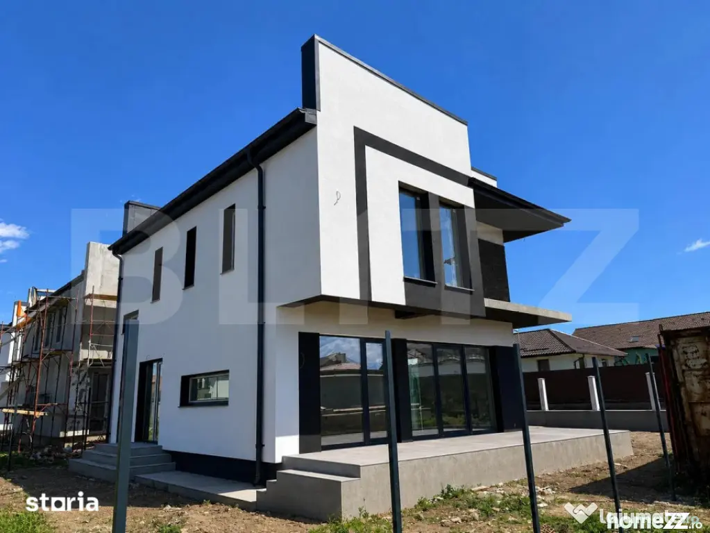 Casă individuală nouă | 128 mp | Teren 417 mp | Cartier I - Tarlungeni (Brasov)