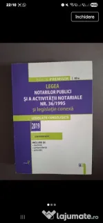 Legea Notarilor Publici - 2019