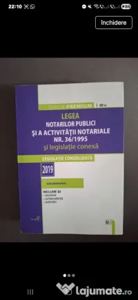 Legea Notarilor Publici - 2019 