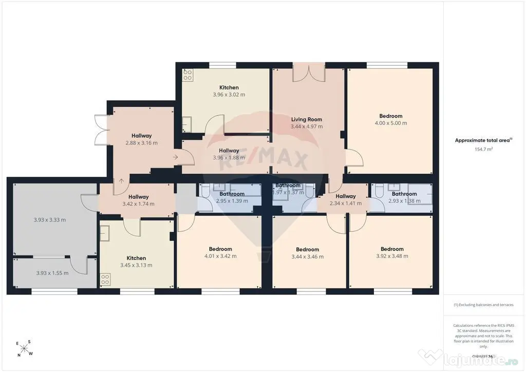 Oportunitate - 2 Apartamente 4 + 2 camere - Zona 13 Septe...