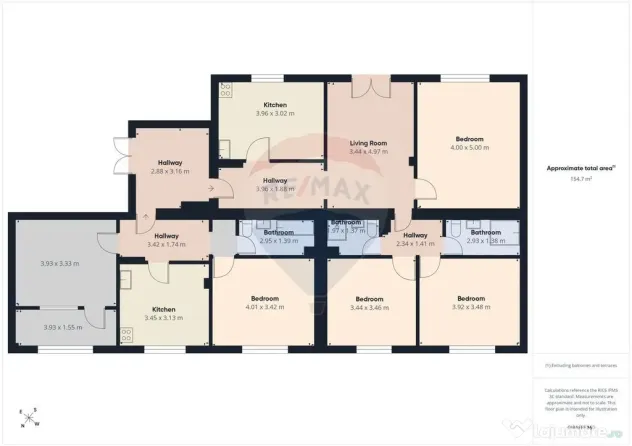 Oportunitate - 2 Apartamente 4 + 2 camere - Zona 13 Septe...