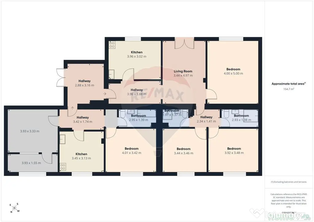 Oportunitate - 2 Apartamente 4 + 2 camere - Zona 13 Septe...