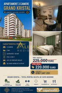 APARTAMENT 3 CAMERE | GRAND KRISTAL | 108 MP | PARCARE ...
