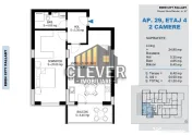 2 Camere Pallady, Dormitor 20mp cu Dressing | Metrou Teclu 