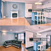 Duplex cu teren 522 mp - asfalt - panouri si garaj - mobila 