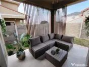 Duplex separat prin carport - Panouri - Asfalt - Mobilat l 