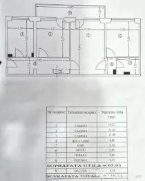 Apartament de vânzare, 3 camere, zona Lacul Tei, sector 2