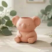 Mini Ghiveci Decorativ Koala pentru Plante Mici - Suport Adorabil 