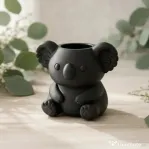 Mini Ghiveci Decorativ Koala pentru Plante Mici - Suport Adorabil