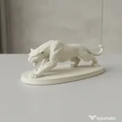 Figurină Decorativă Puma Elegantă, Obiect Artizanal pentru Interior 