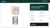 Apartament cu scara interioara cu 4 camere și terasă, 106, 
