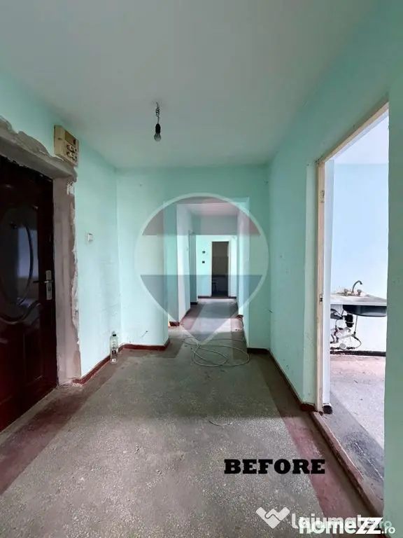 Apartament cu 3 camere de vânzare în zona Brailei