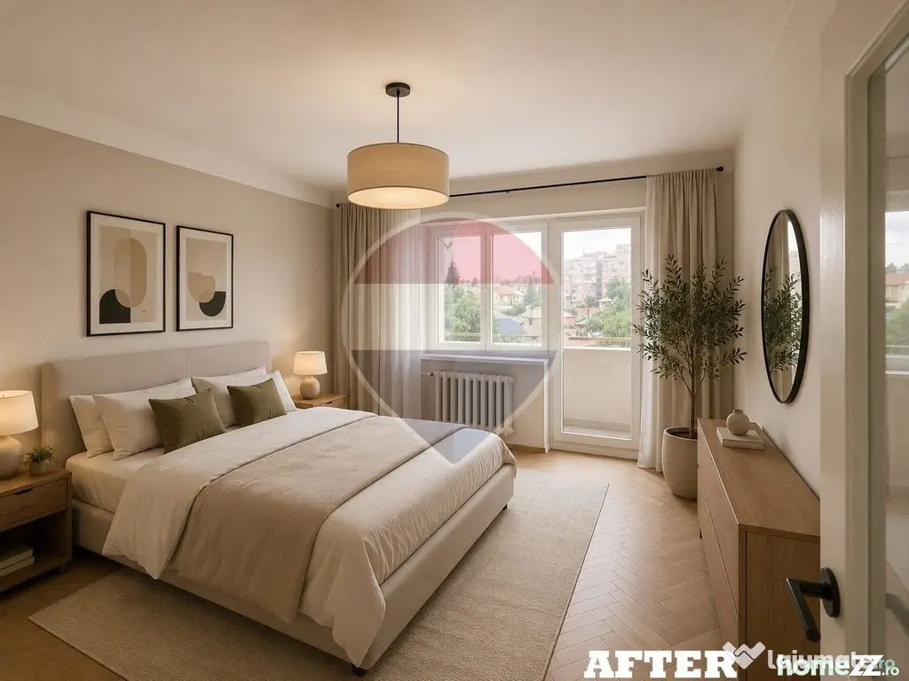 Apartament cu 3 camere de vânzare în zona Brailei