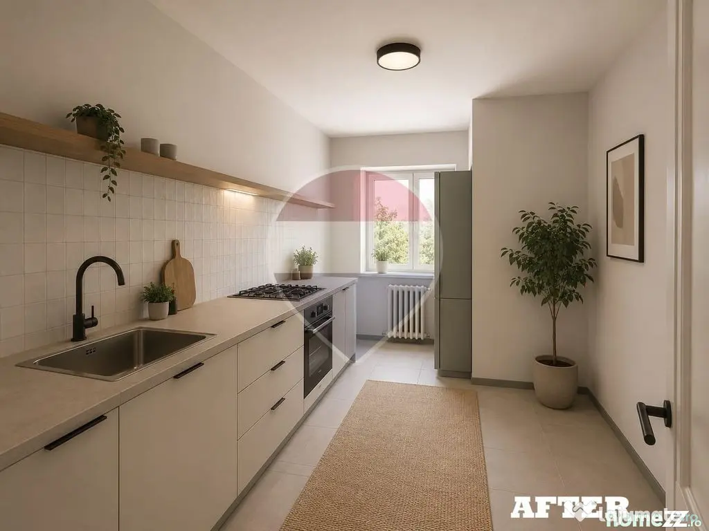 Apartament cu 3 camere de vânzare în zona Brailei