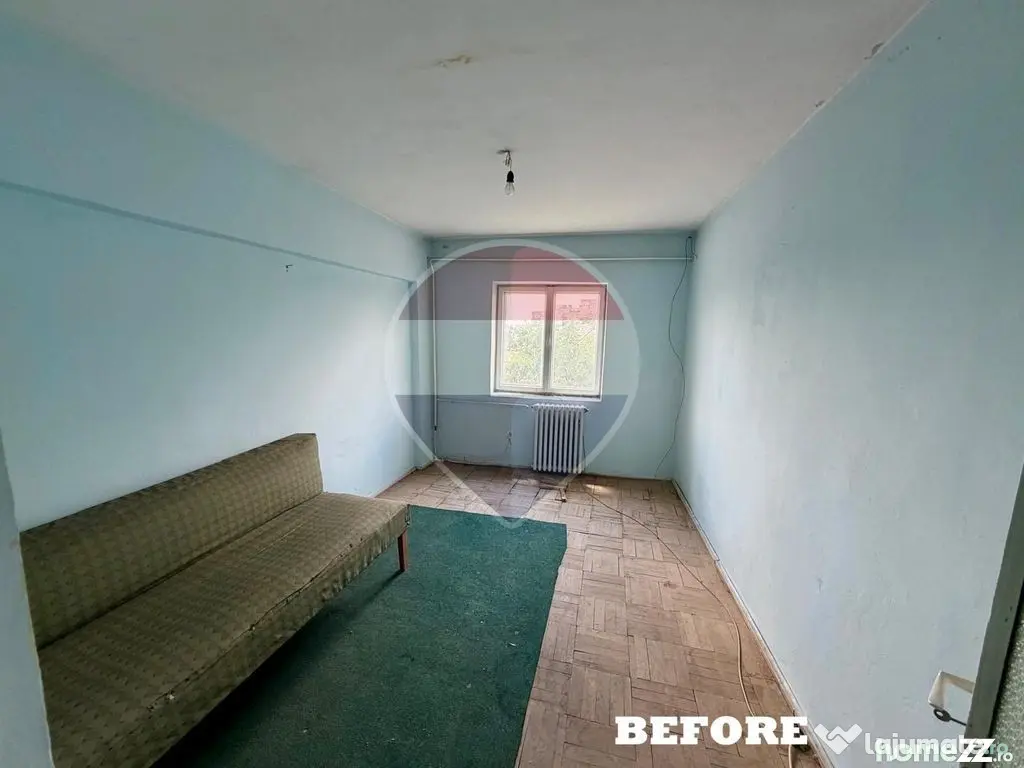 Apartament cu 3 camere de vânzare în zona Brailei