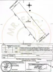 Teren intravilan 1203 mp Bascov-Florea zona Superba