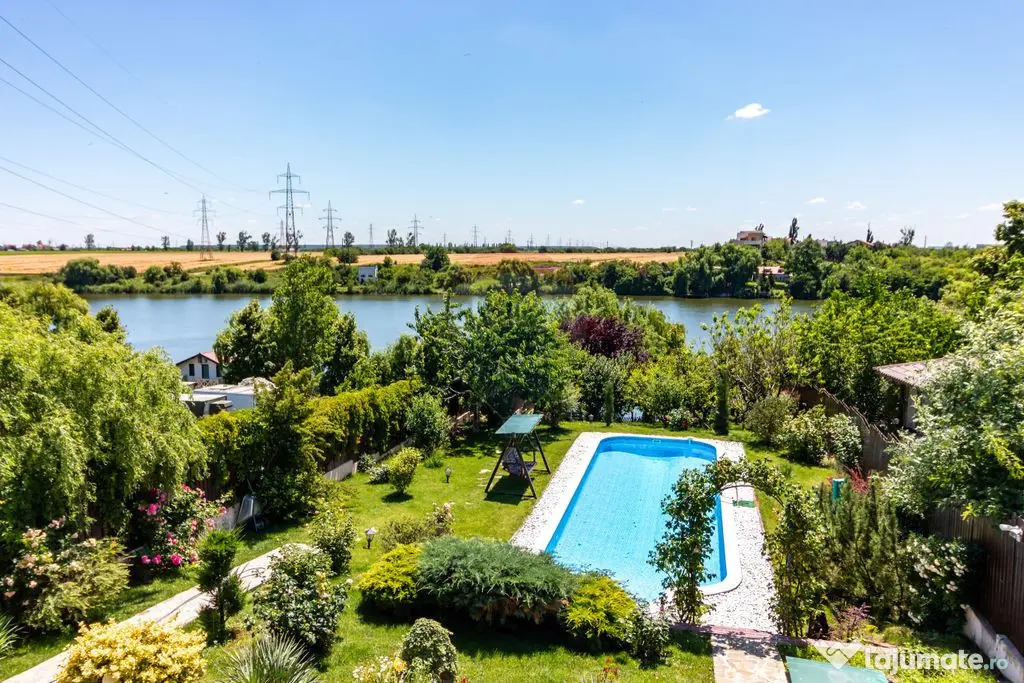 Vila premium de vanzare Balotesti/ piscina/ ponton/ desch...