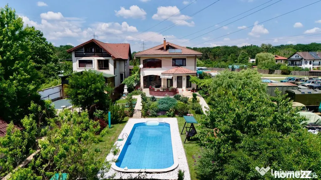 Vila premium de vanzare Balotesti/ piscina/ ponton/ desch...