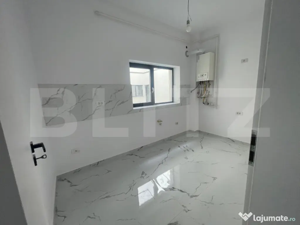 Apartament 2 camere la parter, 52.50 mp, zona Giroc