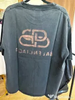 Tricou Balenciaga Ripped Grey S