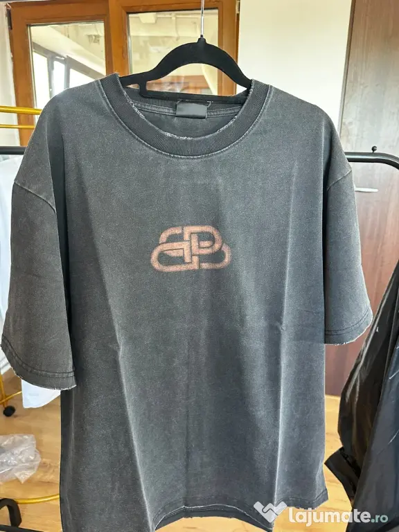 Tricou Balenciaga Ripped Grey S