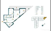 Apartament 3 camere, 88,2 mp, bloc nou cu CF, terasa 30,3 mp 