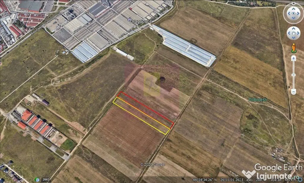 Vanzare 7500 mp teren Fundeni-Dobroesti-Stejarului