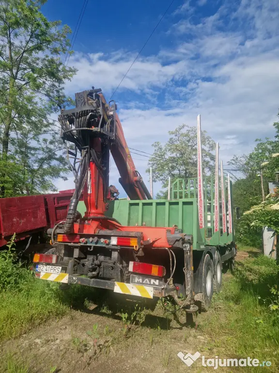 Autoutilitară transport lemn MAN