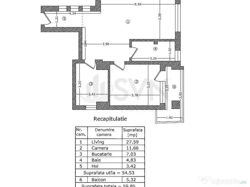 Apartament 2 Camere I De I Chibrit I Domenii