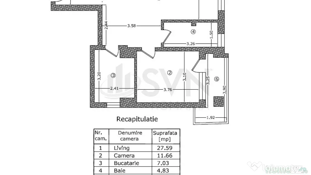 Apartament 2 Camere I De I Chibrit I Domenii